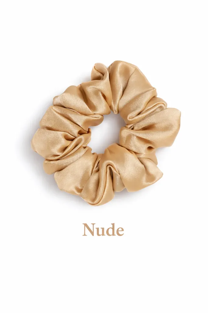 Nude Satin Scrunchies.webp