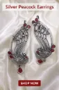 Peacock Ear Cuff Earring