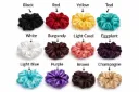 Satin Silk Hair Scrunchies